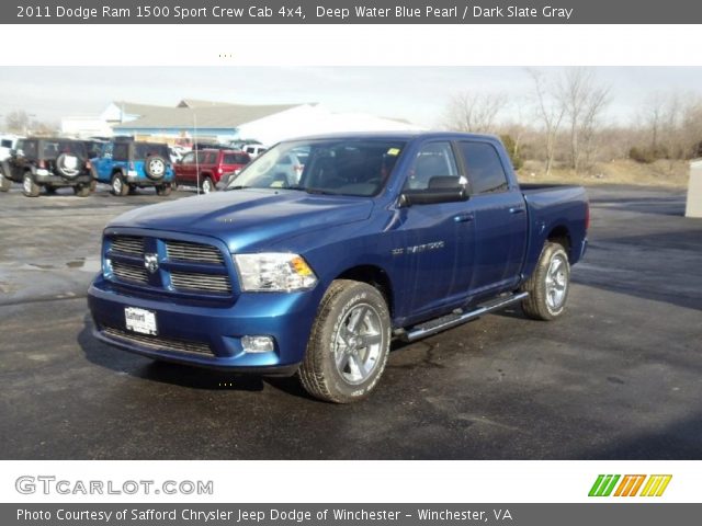 2011 Dodge Ram 1500 Sport Crew Cab 4x4 in Deep Water Blue Pearl