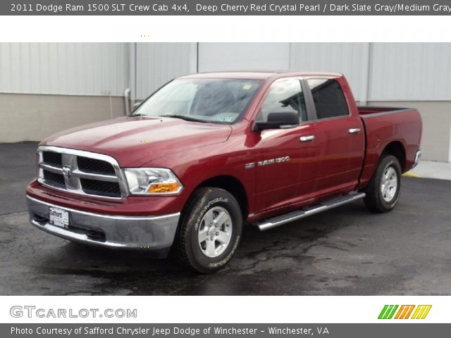 2011 Dodge Ram 1500 SLT Crew Cab 4x4 in Deep Cherry Red Crystal Pearl