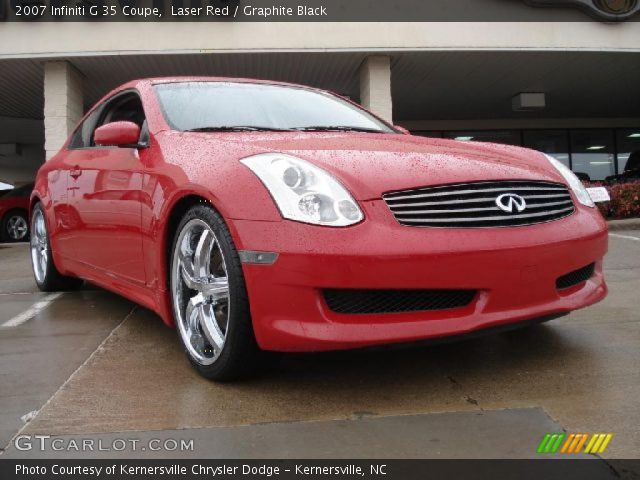 2007 Infiniti G 35 Coupe in Laser Red