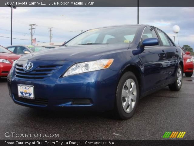 2007 Toyota Camry LE in Blue Ribbon Metallic