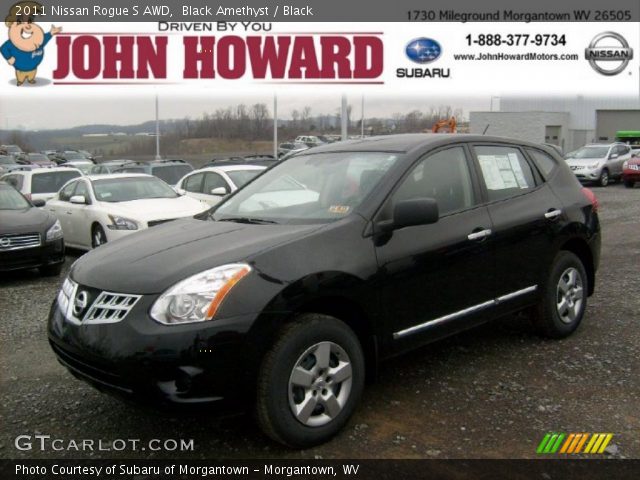 2011 Nissan Rogue S AWD in Black Amethyst