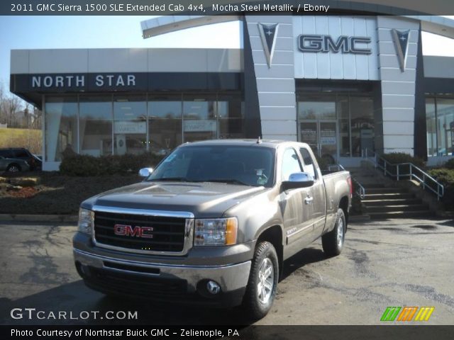 2011 GMC Sierra 1500 SLE Extended Cab 4x4 in Mocha Steel Metallic