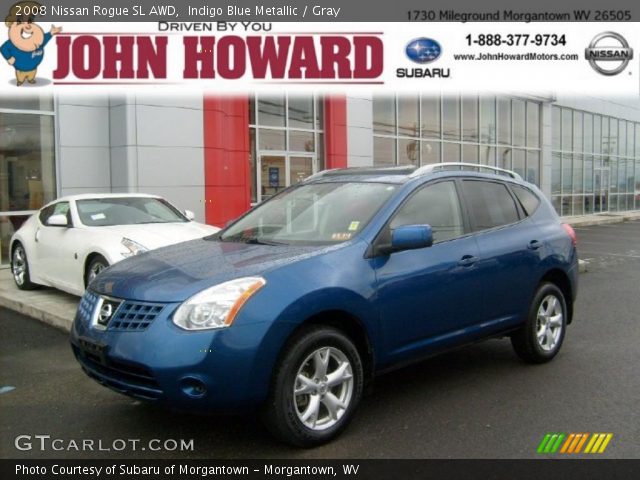 2008 Nissan Rogue SL AWD in Indigo Blue Metallic