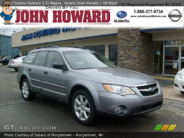 2008 Subaru Outback 2.5i Wagon in Quartz Silver Metallic