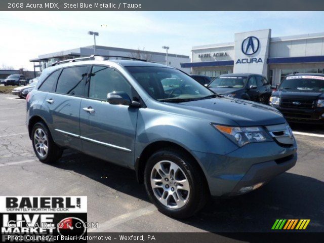 2008 Acura MDX  in Steel Blue Metallic