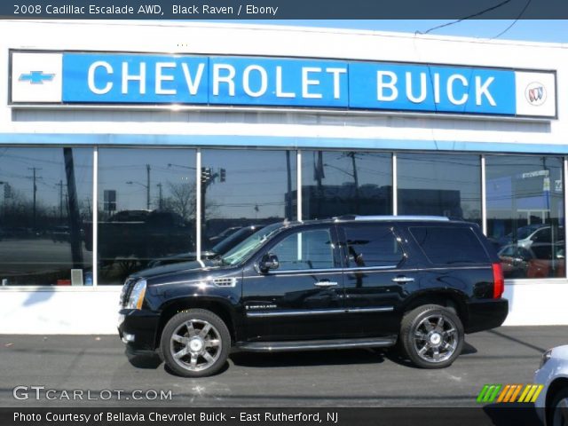2008 Cadillac Escalade AWD in Black Raven