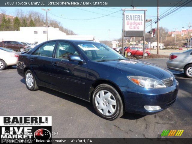 2003 Toyota Camry LE in Stratosphere Mica