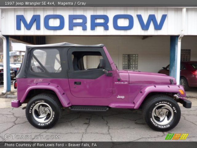 1997 Jeep Wrangler SE 4x4 in Magenta