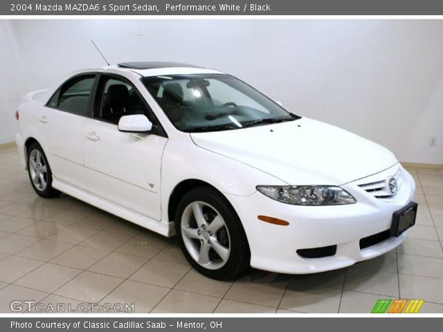 2004 Mazda MAZDA6 s Sport Sedan in Performance White