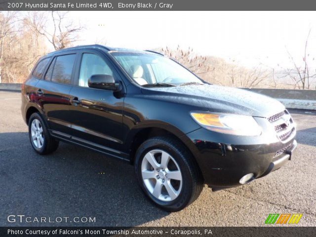2007 Hyundai Santa Fe Limited 4WD in Ebony Black
