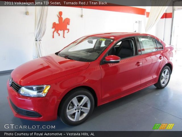 2011 Volkswagen Jetta TDI Sedan in Tornado Red