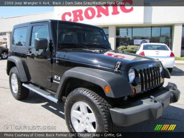 2009 Jeep Wrangler X 4x4 in Black