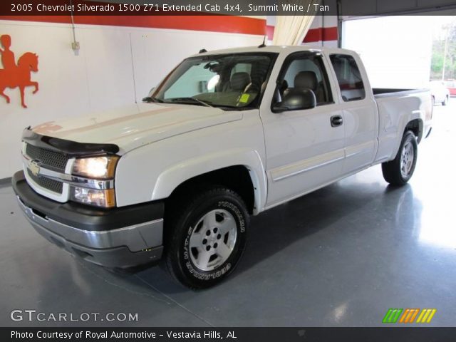 2005 Chevrolet Silverado 1500 Z71 Extended Cab 4x4 in Summit White