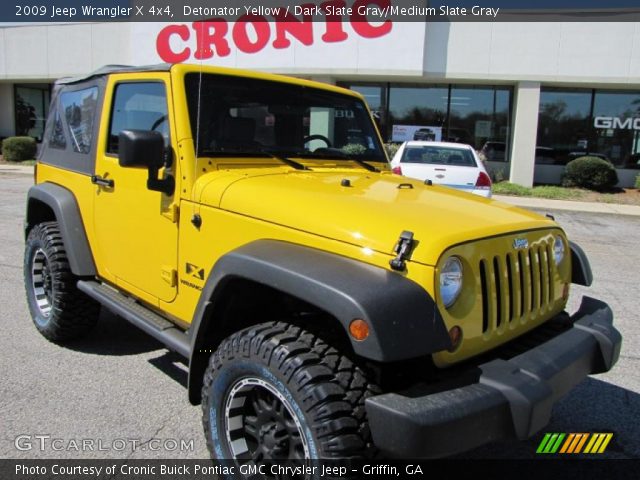 2009 Jeep Wrangler X 4x4 in Detonator Yellow