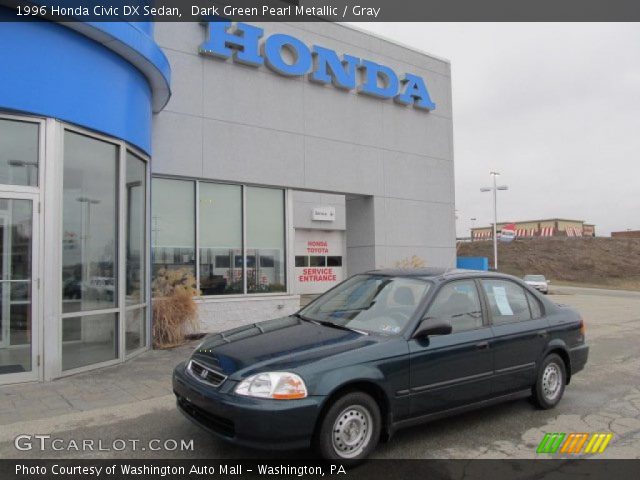 1996 Honda Civic DX Sedan in Dark Green Pearl Metallic