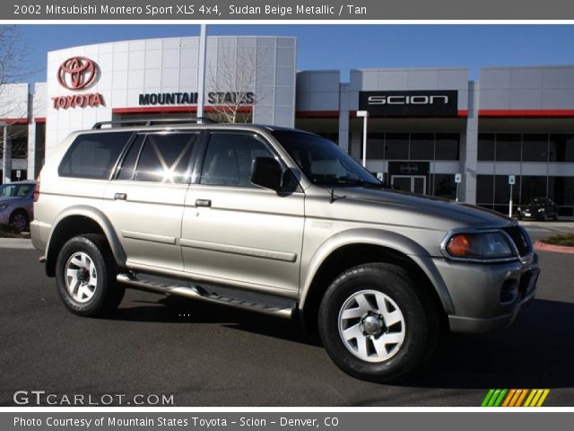 2002 Mitsubishi Montero Sport XLS 4x4 in Sudan Beige Metallic