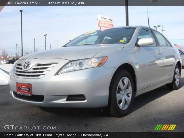 2007 Toyota Camry LE in Titanium Metallic