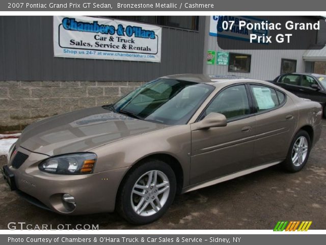 2007 Pontiac Grand Prix GT Sedan in Bronzestone Metallic