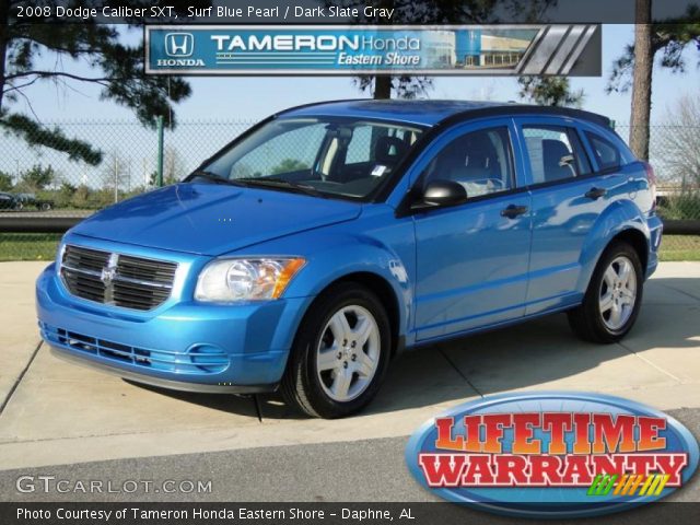 2008 Dodge Caliber SXT in Surf Blue Pearl