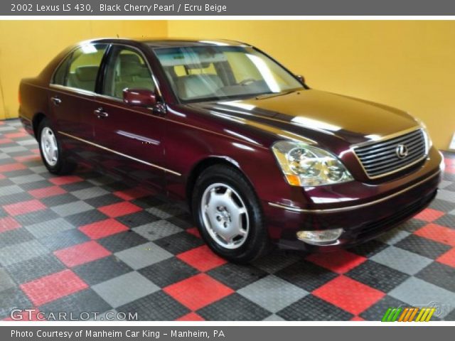 2002 Lexus LS 430 in Black Cherry Pearl