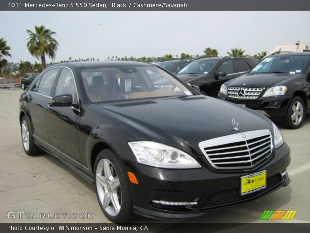 2011 Mercedes-Benz S 550 Sedan in Black