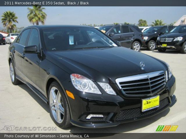 2011 Mercedes-Benz E 350 Sedan in Black