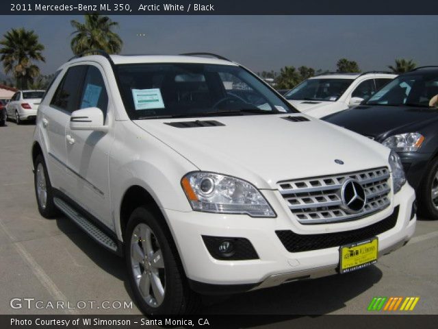 2011 Mercedes-Benz ML 350 in Arctic White