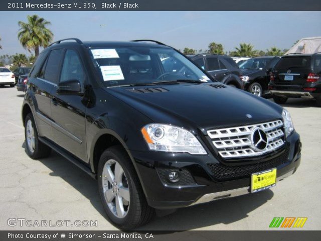 2011 Mercedes-Benz ML 350 in Black