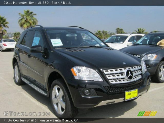 2011 Mercedes-Benz ML 350 in Black