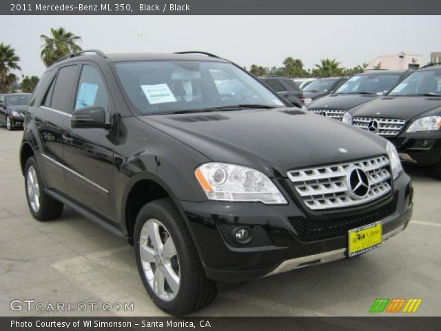 2011 Mercedes-Benz ML 350 in Black