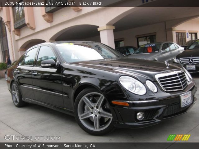 2008 Mercedes-Benz E 63 AMG Sedan in Black