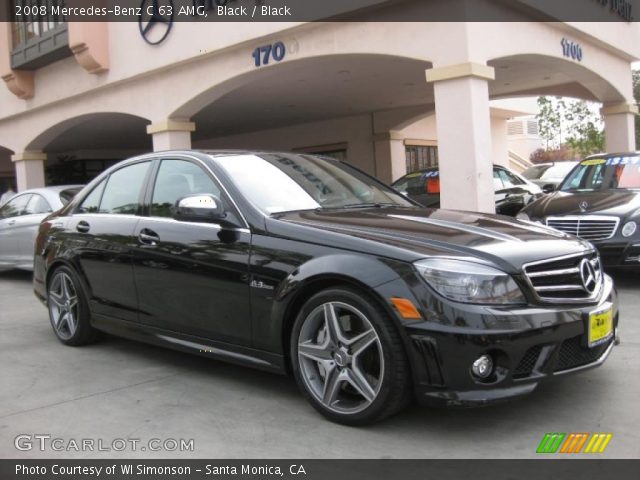 2008 Mercedes-Benz C 63 AMG in Black