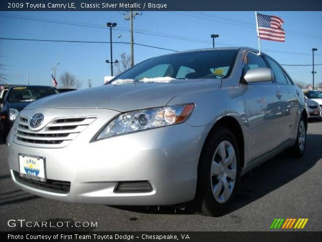 2009 Toyota Camry LE in Classic Silver Metallic