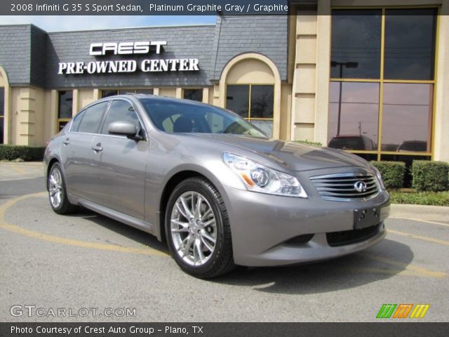 2008 Infiniti G 35 S Sport Sedan in Platinum Graphite Gray