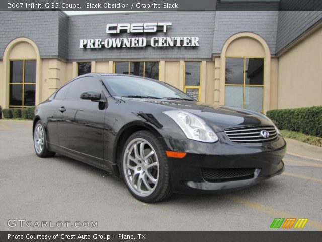 2007 Infiniti G 35 Coupe in Black Obsidian