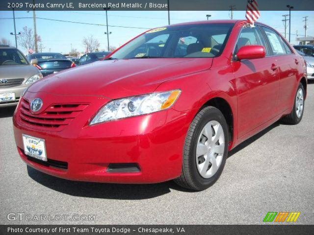 2009 Toyota Camry LE in Barcelona Red Metallic