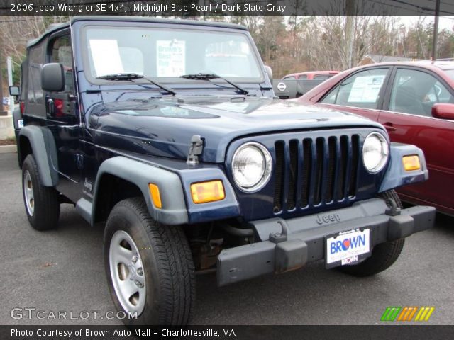 2006 Jeep Wrangler SE 4x4 in Midnight Blue Pearl