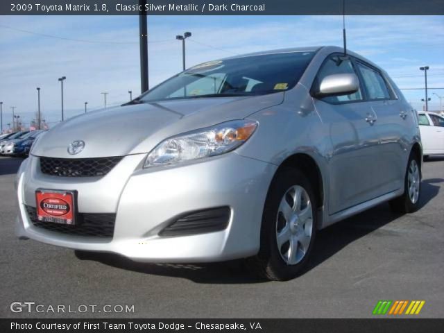 2009 Toyota Matrix 1.8 in Classic Silver Metallic