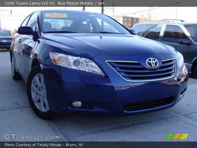 2008 Toyota Camry XLE V6 in Blue Ribbon Metallic