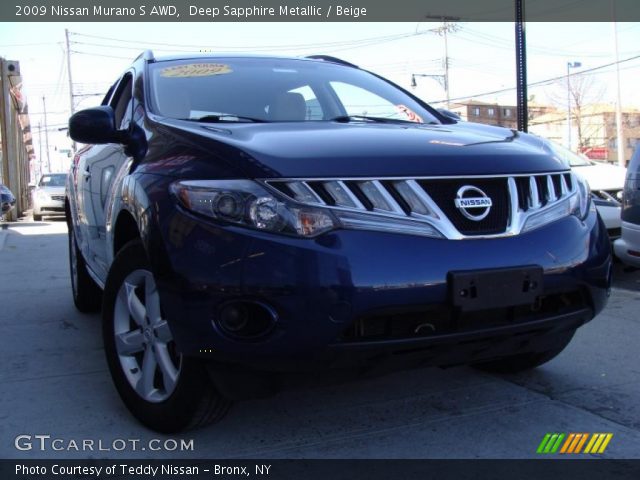 2009 Nissan Murano S AWD in Deep Sapphire Metallic