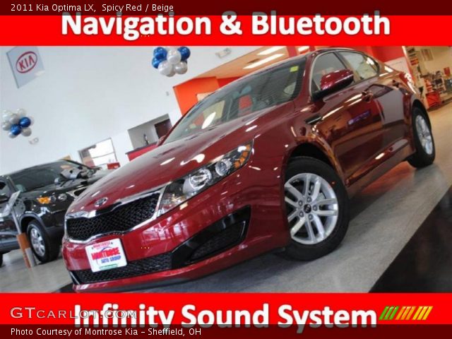 2011 Kia Optima LX in Spicy Red