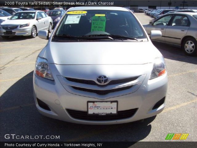 2008 Toyota Yaris Sedan in Silver Streak Mica