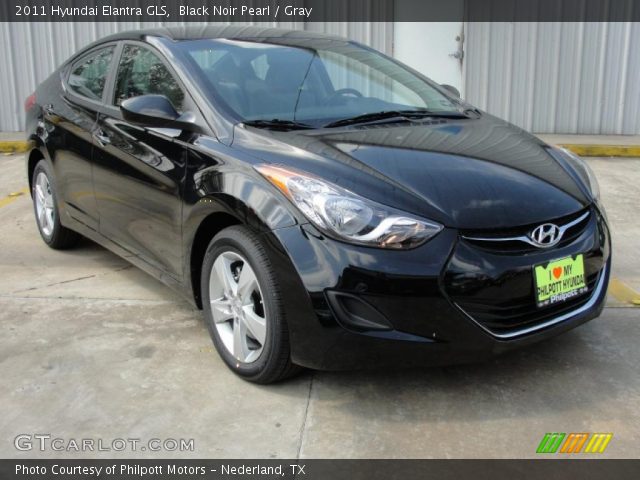 2011 Hyundai Elantra GLS in Black Noir Pearl