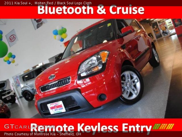 2011 Kia Soul + in Molten Red