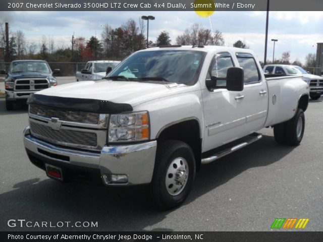 2007 Chevrolet Silverado 3500HD LTZ Crew Cab 4x4 Dually in Summit White