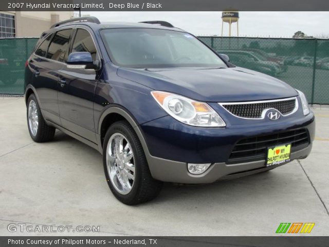 2007 Hyundai Veracruz Limited in Deep Blue