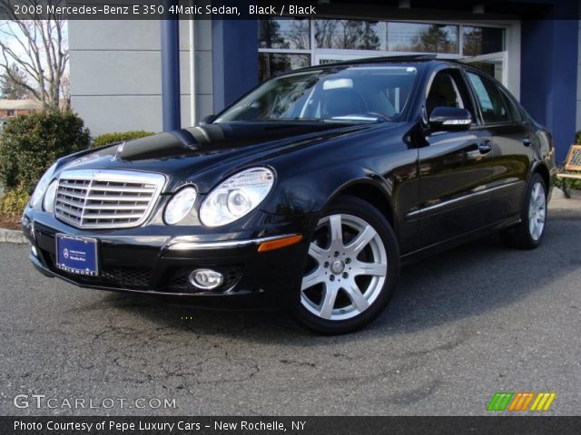 2008 Mercedes-Benz E 350 4Matic Sedan in Black