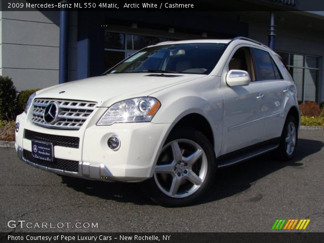 2009 Mercedes-Benz ML 550 4Matic in Arctic White