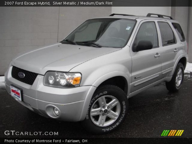 2007 Ford Escape Hybrid in Silver Metallic