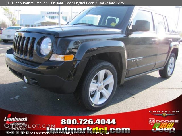 2011 Jeep Patriot Latitude in Brilliant Black Crystal Pearl